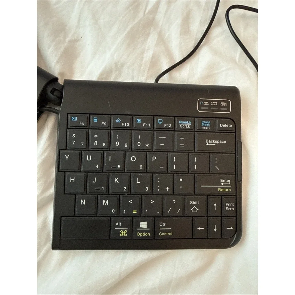 Goldtouch SK-2721 Folding USB Ergonomic Keyboard Compact Black Mac & PC